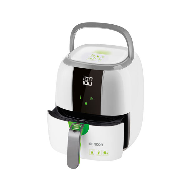 3L Sencor white electric air fryer 1400W, image number 1
