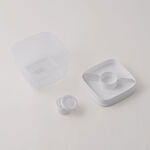 ألبرتو وعاء سلطة بلاستيك، أبيض 15.8*15.8*14.3سم image number 2