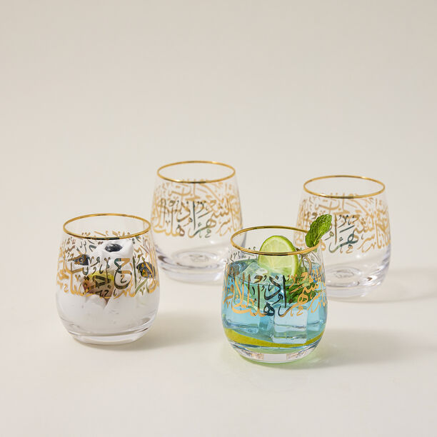 Misk 4 Pieces Glass Dof Tumblers image number 3