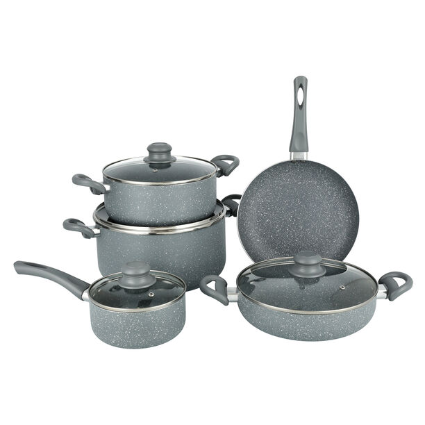  9 Pcs Granite Cookware Set image number 0