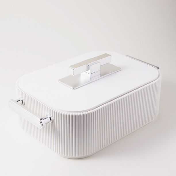 La Mesa stainless steel food warmer 4L in silver image number 1