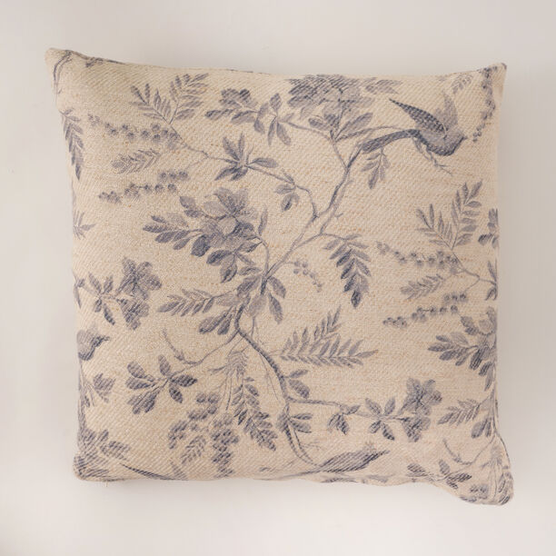 Cottage polyester bird printed cushion 50*50cm, blue image number 0