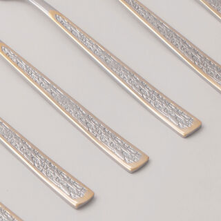 Pentola stainless steel dinner fork set 6pcs with mirror polish 3mm