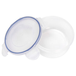 Alberto Plastic Food Saver Round Shape V:0.4L Blue Lid