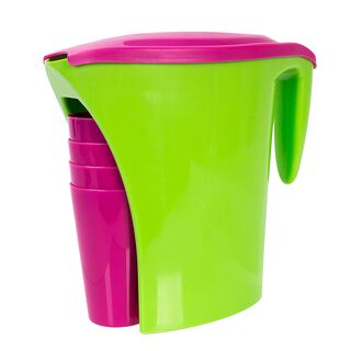 Pitcher With Four Cup Set