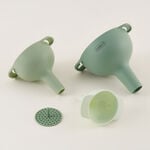 Alberto plastic funnel set with filter, green12.6*10*11cm image number 3