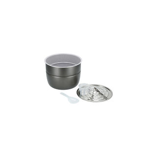 Alberto Pressure Cooker 1000 W 6 L Granite Inner Pot Silver and Black