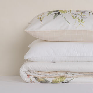 "Boutique Blanche Cotton Duvet Set 2 Pieces Beige Twin 150*220cm