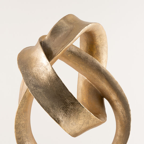 Homez sable pisa decorative sculpture 45*32*67.5cm, gold image number 3