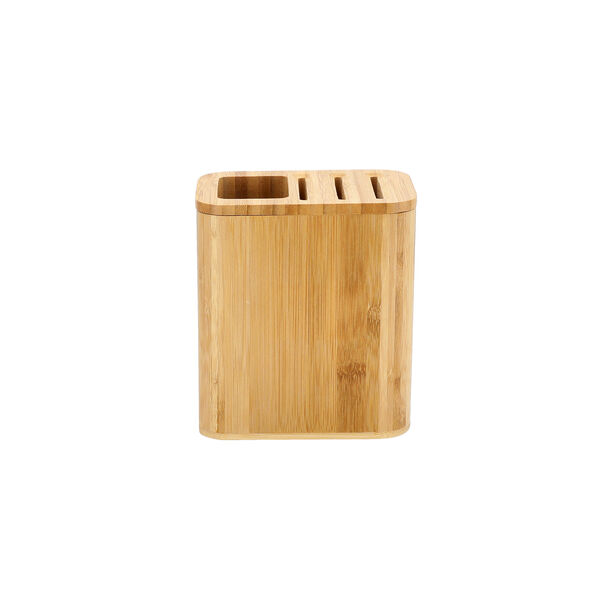 Bamboo Knife Block Holder image number 0