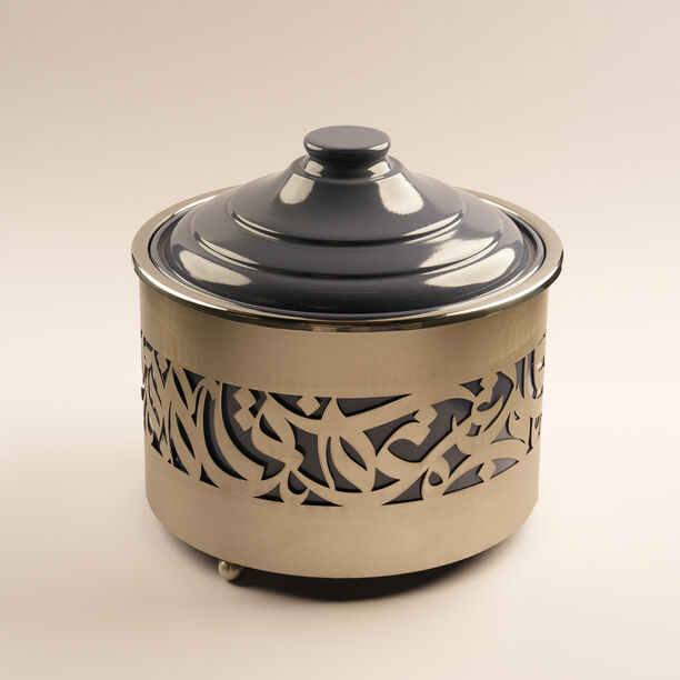 La Mesa Metal Food Server Nickel Plated 29*29*29Cm, Silver image number 0