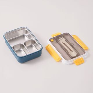 البرتو علبة غداء ستانلس ستيل، أزرق 1200مل