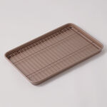 Alberto cookie pan with metal rack, champagne metal, 15 inch image number 0