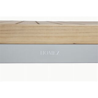 هومز طاولة قهوة ألومنيوم، بيج 120*70*26 سم