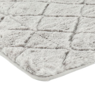 Cottage grey polyester bathmat 50*80 cm
