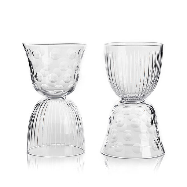 2 Pcs Trans Tumbler Dual Side Useable image number 1