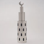 Homez Ramora Collection Lantern, Silver, 11*11*47 Cm image number 0