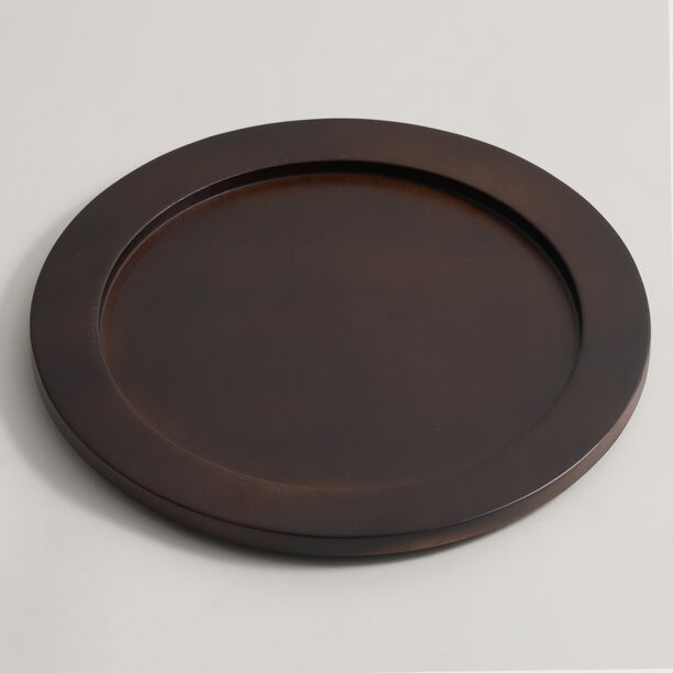 La Mesa wooden charger plate, brown dia 33cm image number 0