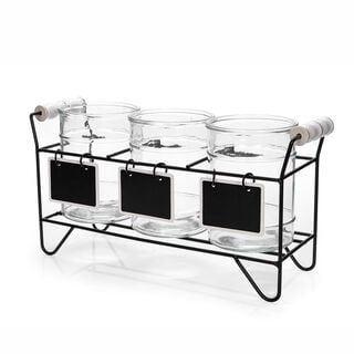 Alberto 3 Section Flatware Caddy With Stand