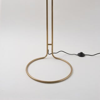 Homez Metal And Marle Floor Lamp, Gold 42*38*150Cm