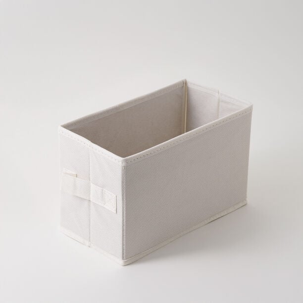 Homez Clothes Organizer Storage Box Polyester, Beige 34*27*22Cm image number 0