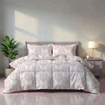 Cottage 6pcs blush damask comforter set king size 220*240cm image number 2