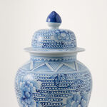 Blue ceramic decorative jar dia 56cm image number 1