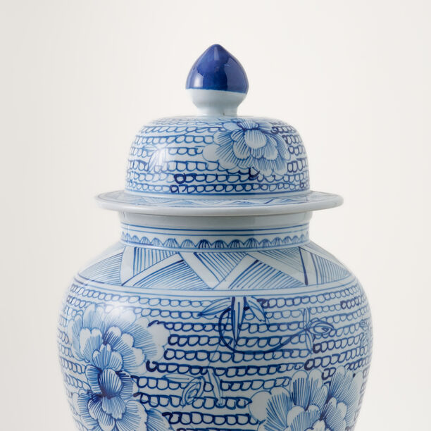 Blue ceramic decorative jar dia 56cm image number 1