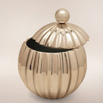 La Mesa Metal Jar Nickel Plated 19*19*22Cm, Silver image number 2