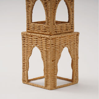 Homez Hilal Collection Decoration Item, Beige, 15*15*55 Cm