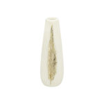 Feather Gold Ceramic Vase 14.5*11.5*42 cm image number 1