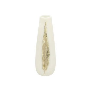 Feather Gold Ceramic Vase 14.5*11.5*42 cm