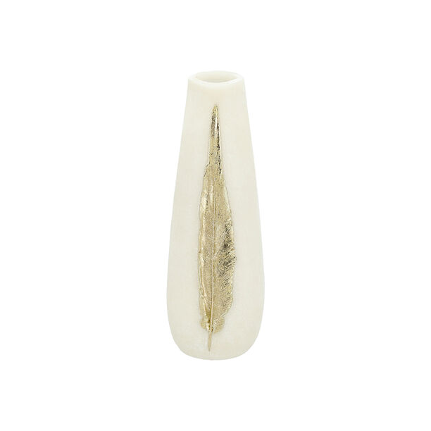 Feather Gold Ceramic Vase 14.5*11.5*42 cm image number 1