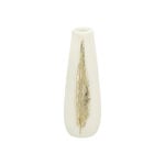 Feather Gold Ceramic Vase 14.5*11.5*42 cm image number 1