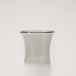 Dallaty tea set 12 pcs double wall glass grey and white image number 2