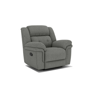 Homez recliner armchair 1 seater 105*92*105cm, grey
