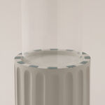 Homez Ceramic Candle Holder Taibah Collection, Cream 18.5*10.5*10.5Cm image number 2