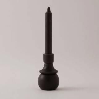 Homez soya wax mono candle, black 8*30cm