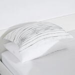 Cottage 6pcs stripes white king comforter set, 220*240cm image number 8