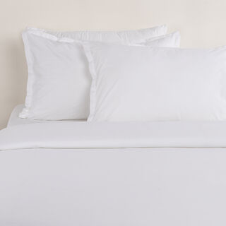 Boutique Blanche Duvet Cover Set 100% Cotton 200Tc Percale Full White 200*200 Cm