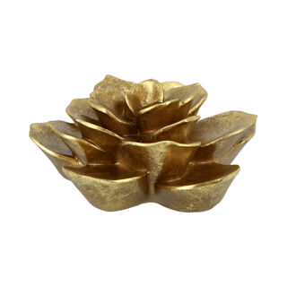 Wall Decoration Flower Gold 