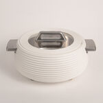 Alberto Food Warmer 3 Lt White Silver image number 1