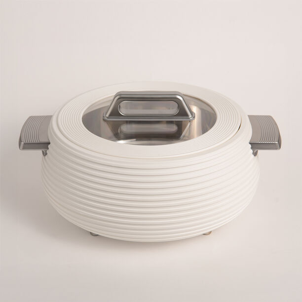 Alberto Food Warmer 3 Lt White Silver image number 1