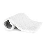 Cottage white polyester bathmat 60*100 cm image number 0