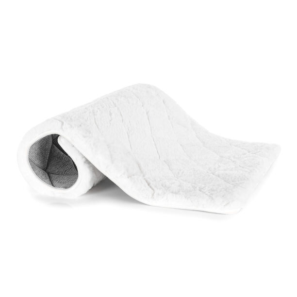 Cottage white polyester bathmat 60*100 cm image number 0