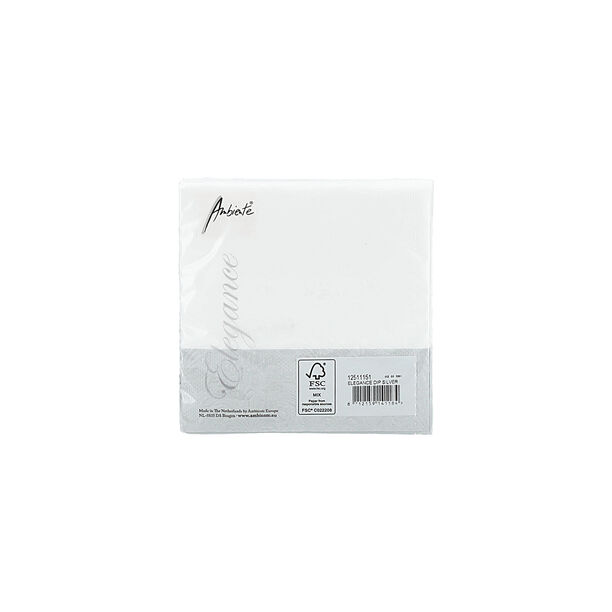 Serving Paper Napkins   25*25cm  Silver image number 1