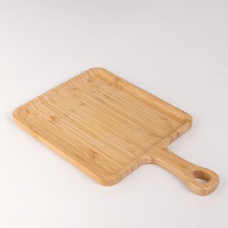 Alberto Bamboo Rectangle Serving Dish With Hemp Rope 