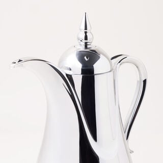 Dallaty Plastic Vacuum Flask Set Of 2, 1L, Silver