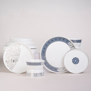 Misk 16 Pieces Porcelain Dinner Set