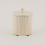 Homez Bath Canister Stainless Steel Beige 11 Cm image number 1